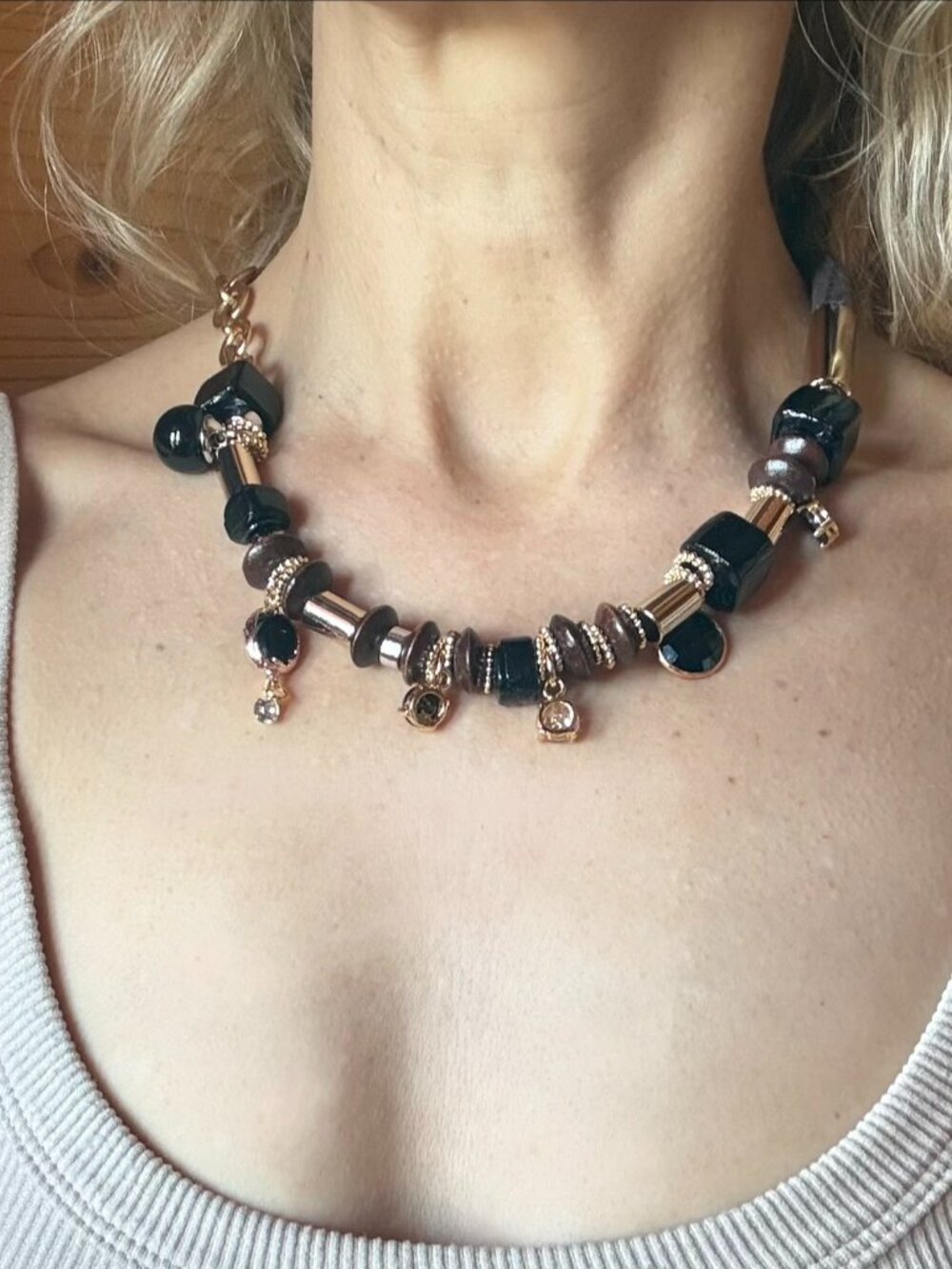 Cool necklace by Baqa, NWOT